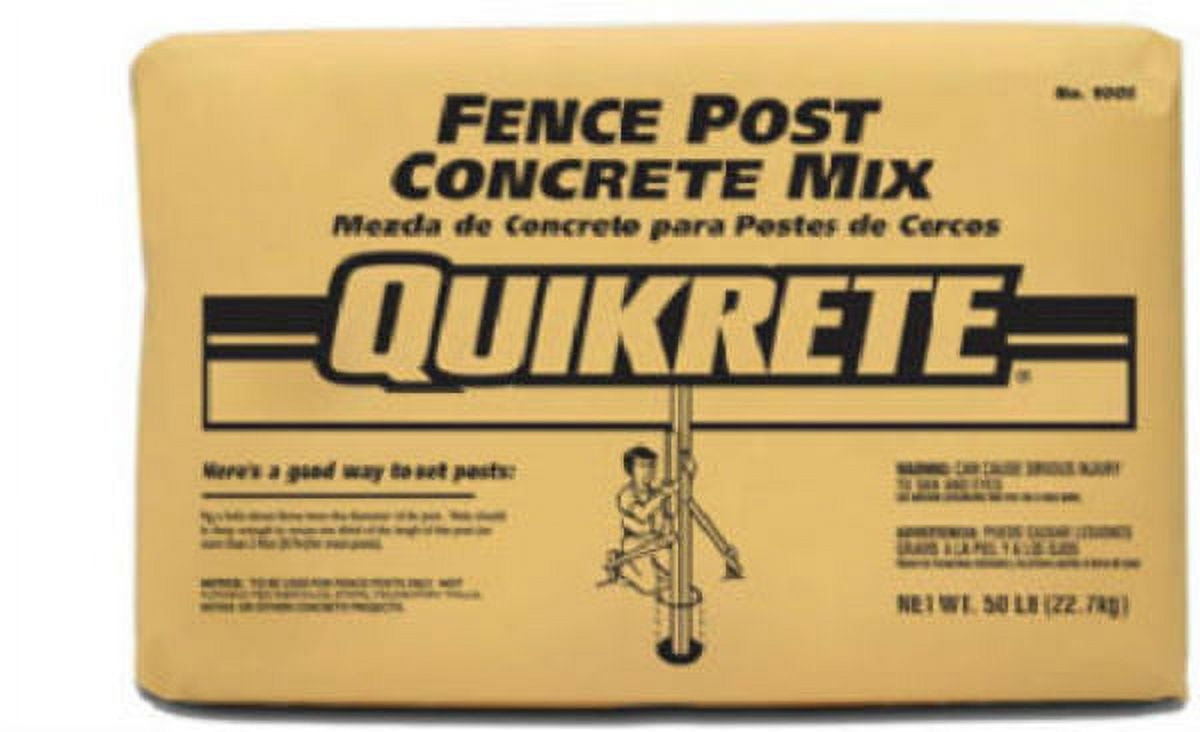 Quikrete reg 100450 RDC13 Fence Post Concrete Mix 50 Lbs Walmart