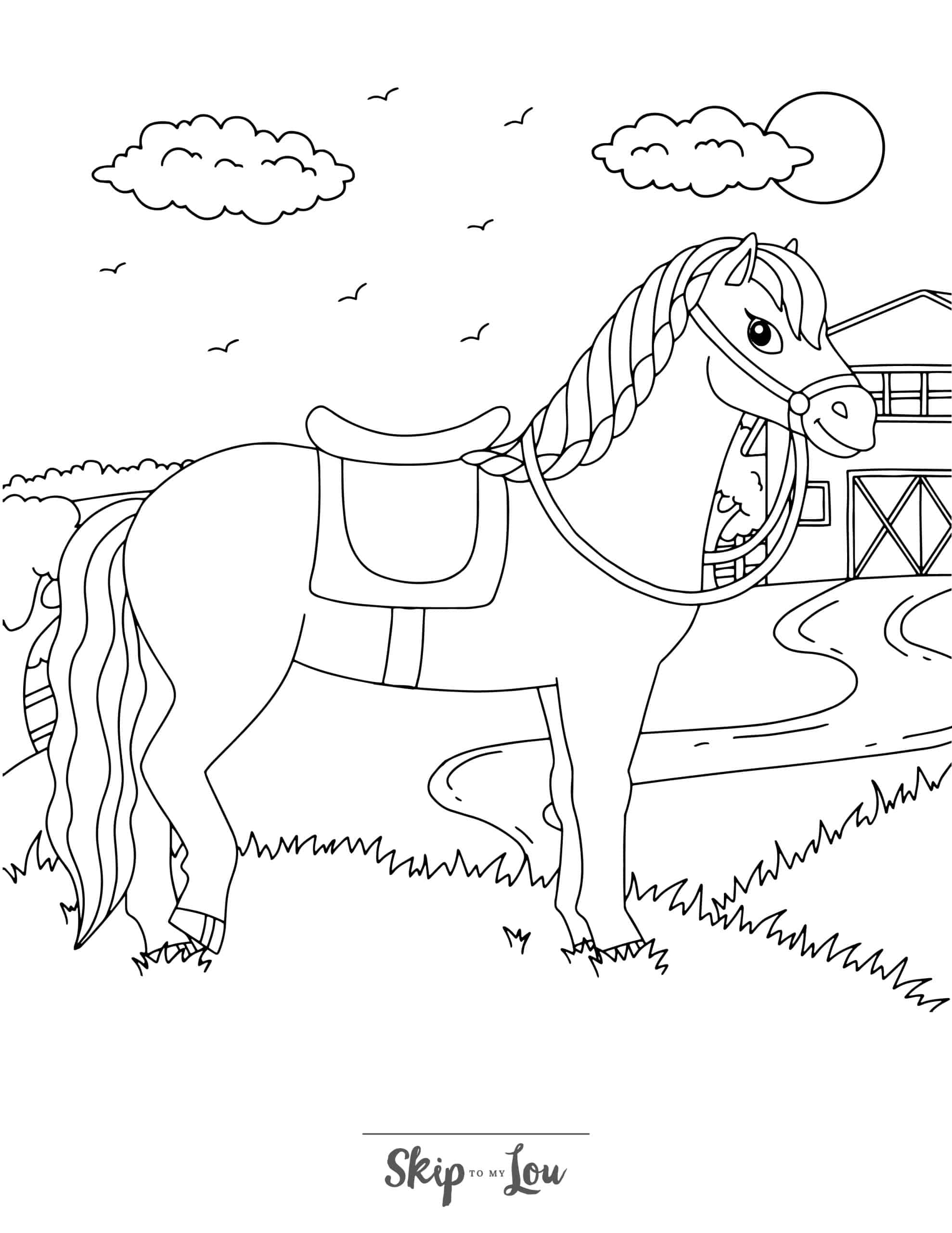 best horses coloring pages free printable artlex worksheets