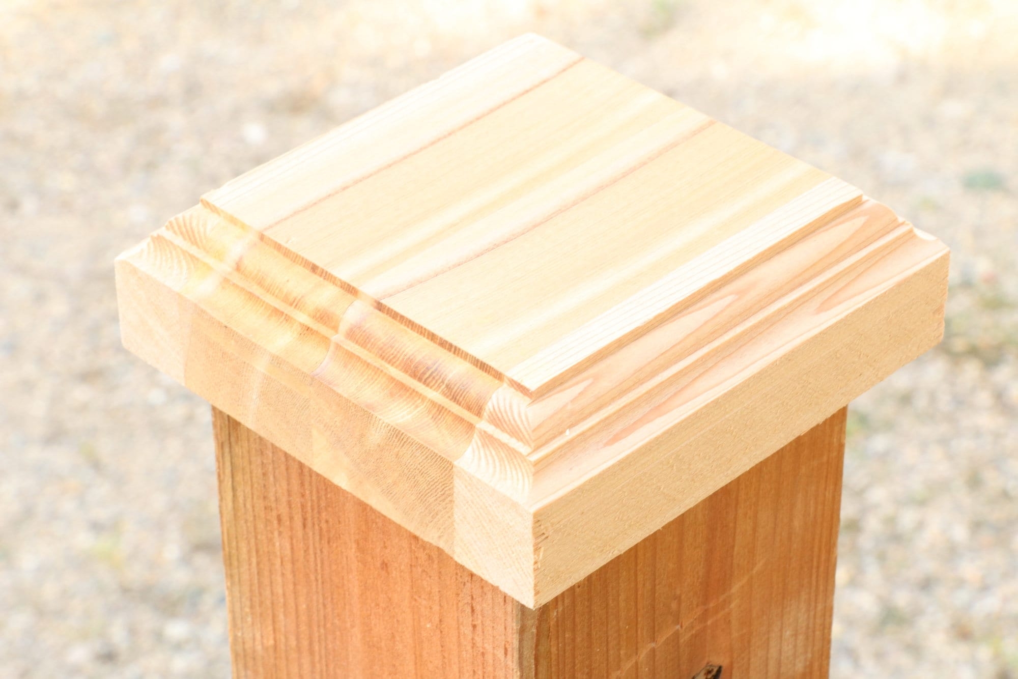 Recycled Cedar Fence Post Caps Cedar Home Improvement DIY End Caps For Fencing Etsy