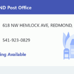 REDMOND Post Office Oregon United States ZIP Code 5 Plus 4 