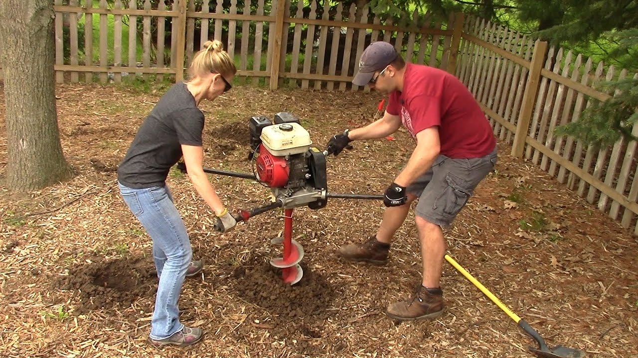 Rental Editor Survives Post Hole Digger Rental Despite Warnings YouTube