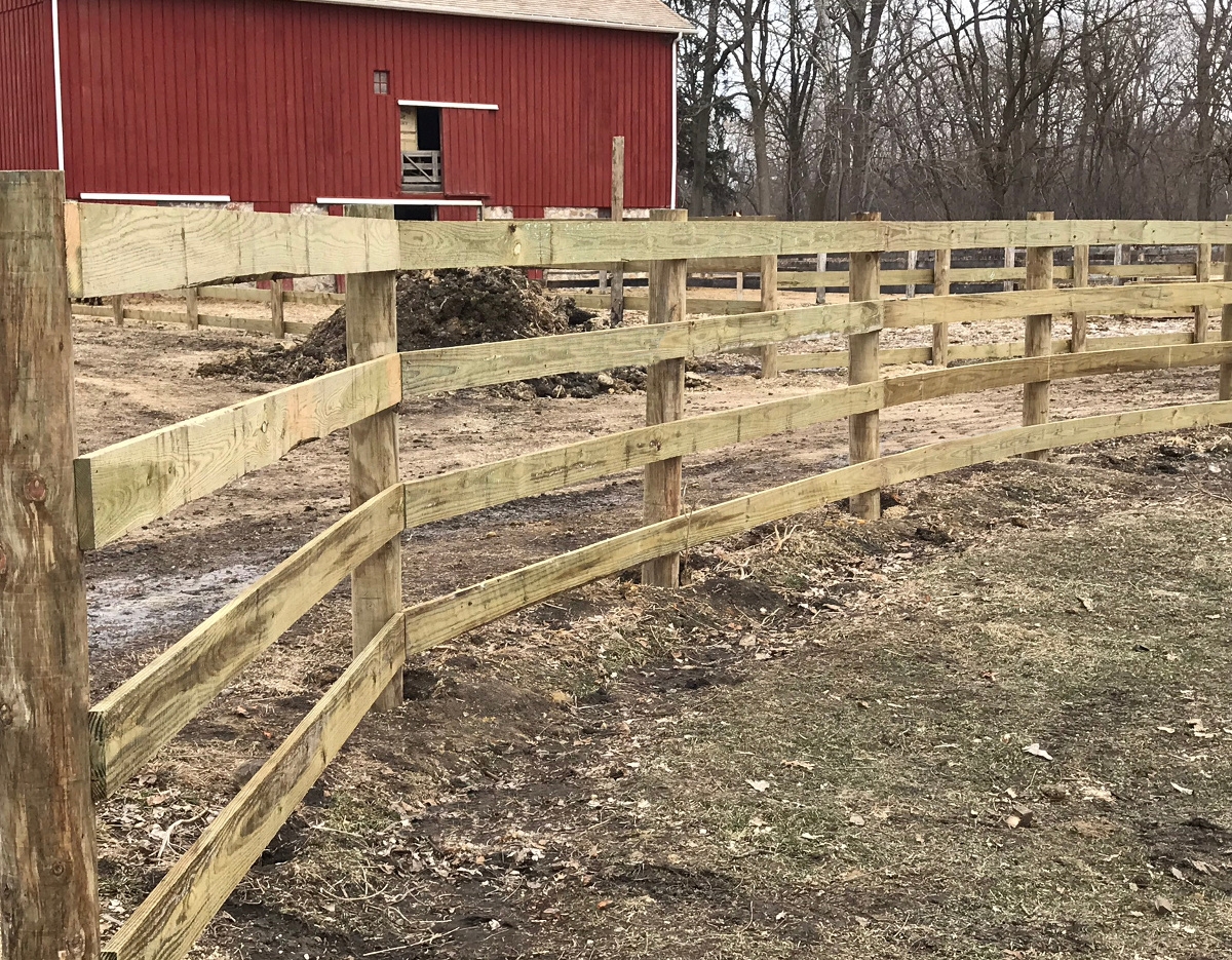 Residential Post Rail Fences Installation Repair Peerless Fence