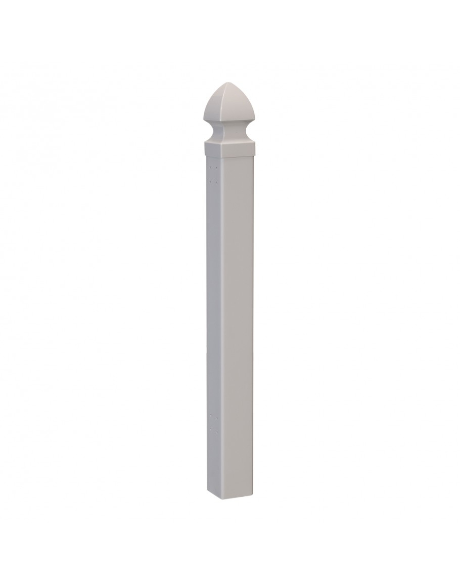 Rhino Portable Vinyl Picket Fence Post White For Sale