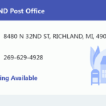 RICHLAND Post Office Michigan United States ZIP Code 5 Plus 4 
