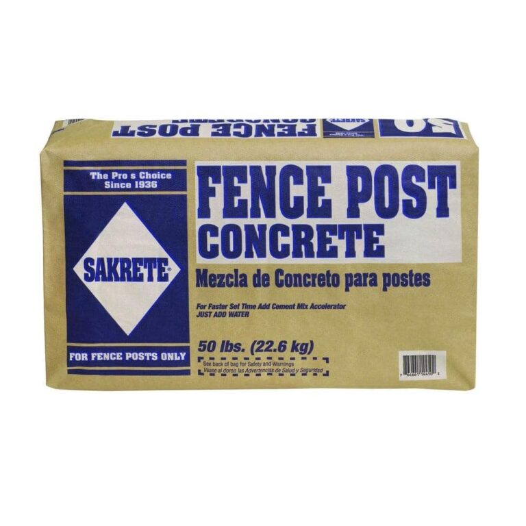 SAKRETE 50 Lb Fence Post Concrete Mix 100033425 The Home Depot