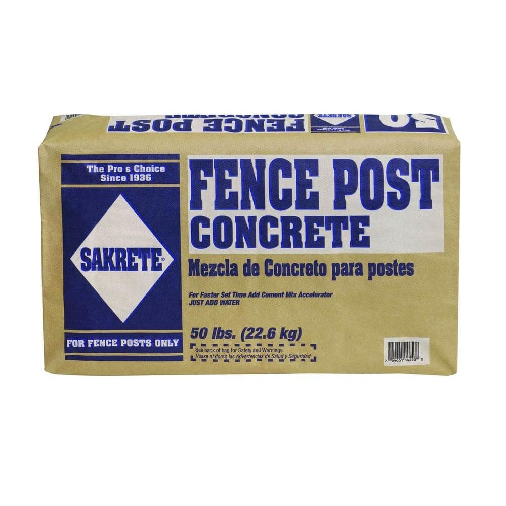 SAKRETE 50 Lb Fence Post Concrete Mix 100033425 The Home Depot