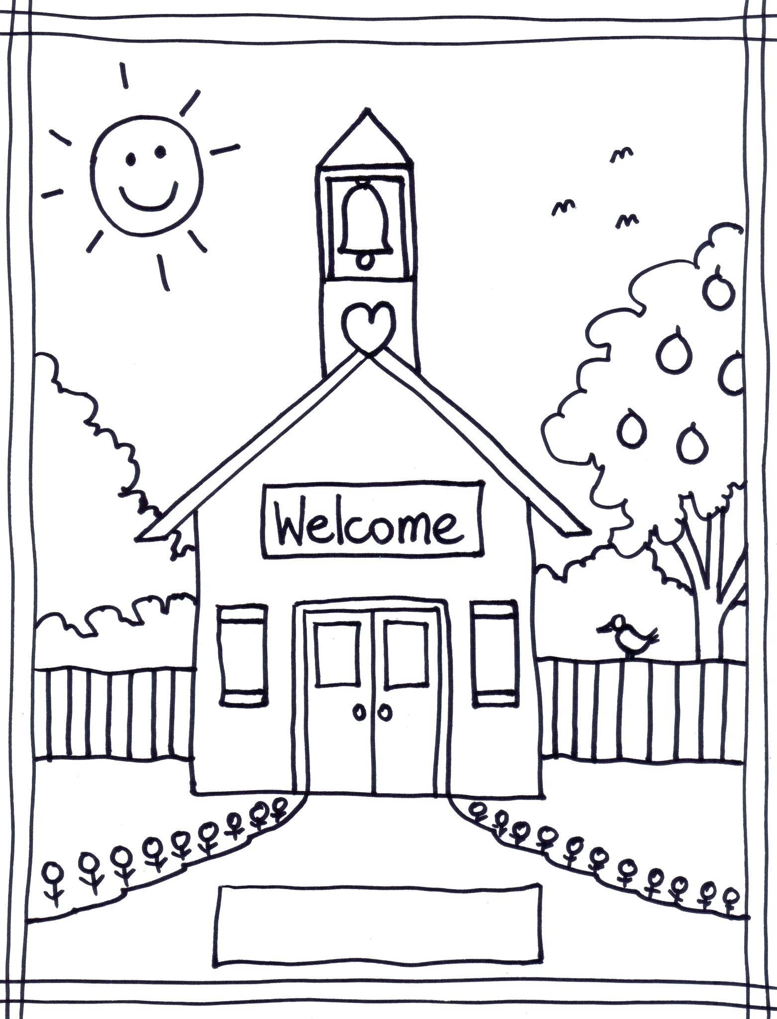 School Coloring Pages At GetColorings Free Printable Colorings Pages To Print And Color