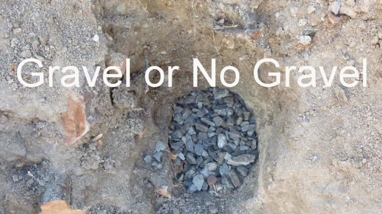Should You Put Gravel At The Bottom Of A Wood Fence Post YouTube
