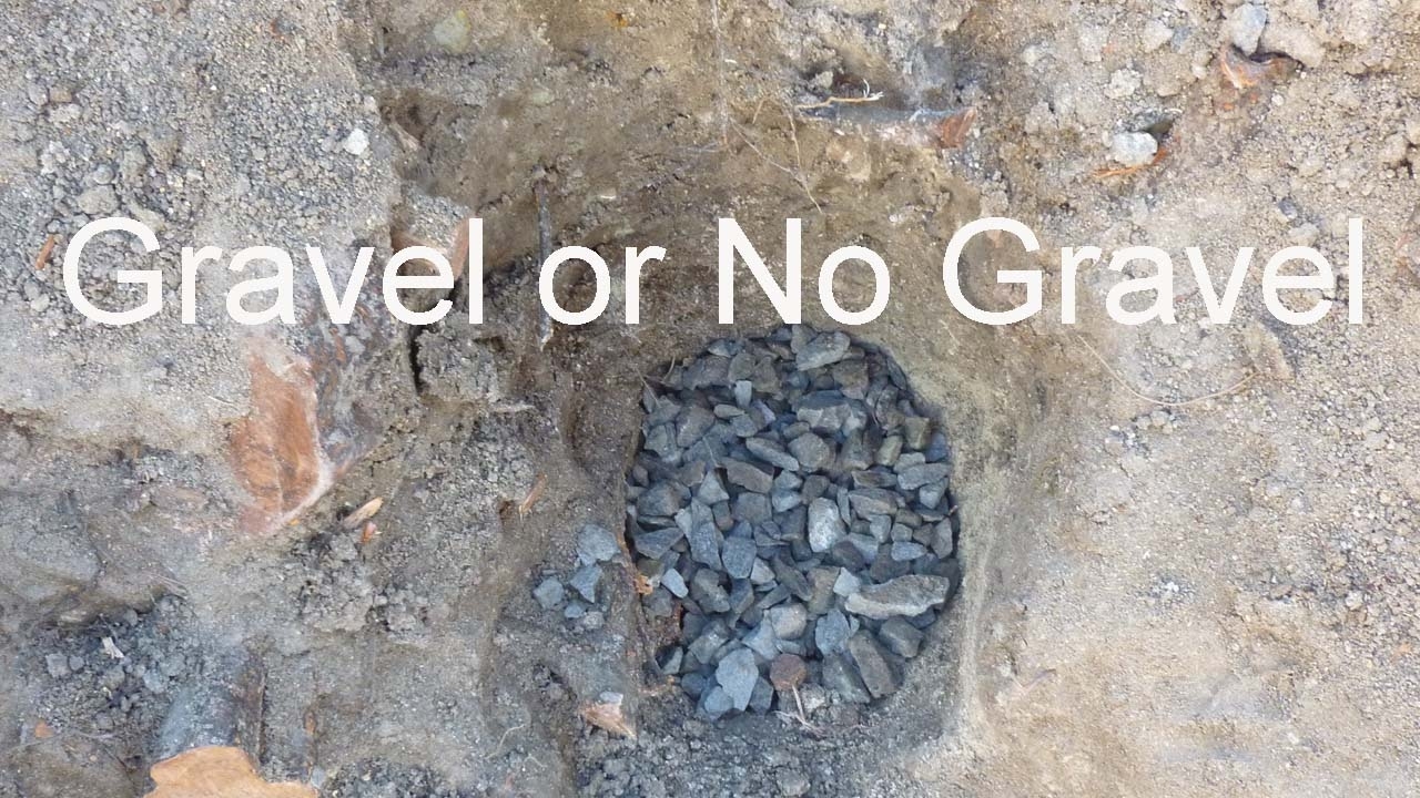 Should You Put Gravel At The Bottom Of A Wood Fence Post YouTube