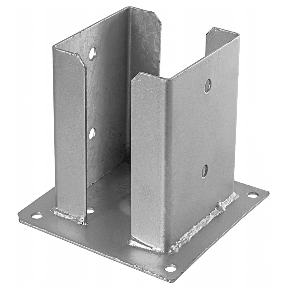 galvanised fence post brackets