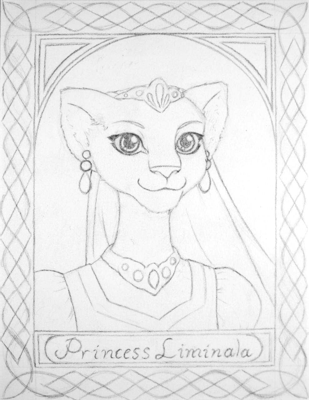 Sketch WIP Princess Liminala By LionLimner Fur Affinity dot Net