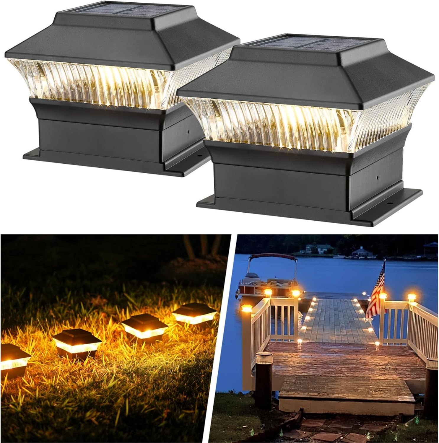 Solar Post Cap Lights Fence Post Light 25 Lumens El Salvador Ubuy