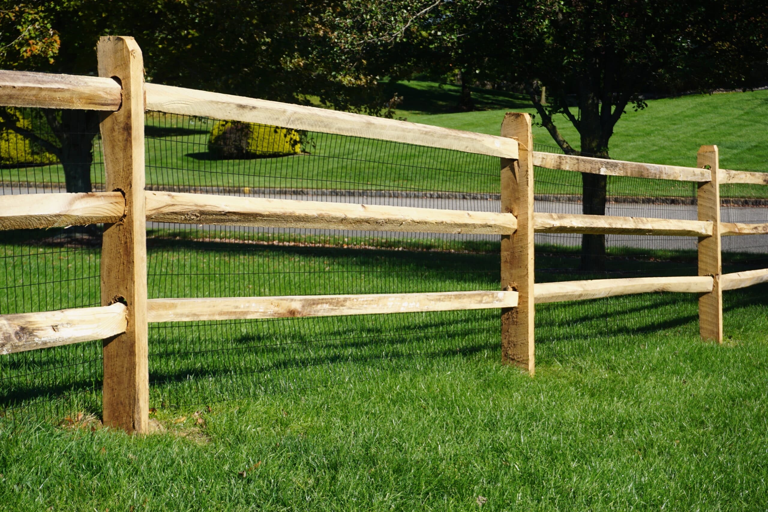 Split Rail Fence NJ Cedar Metal Split Rail Fence Installation Across NJ