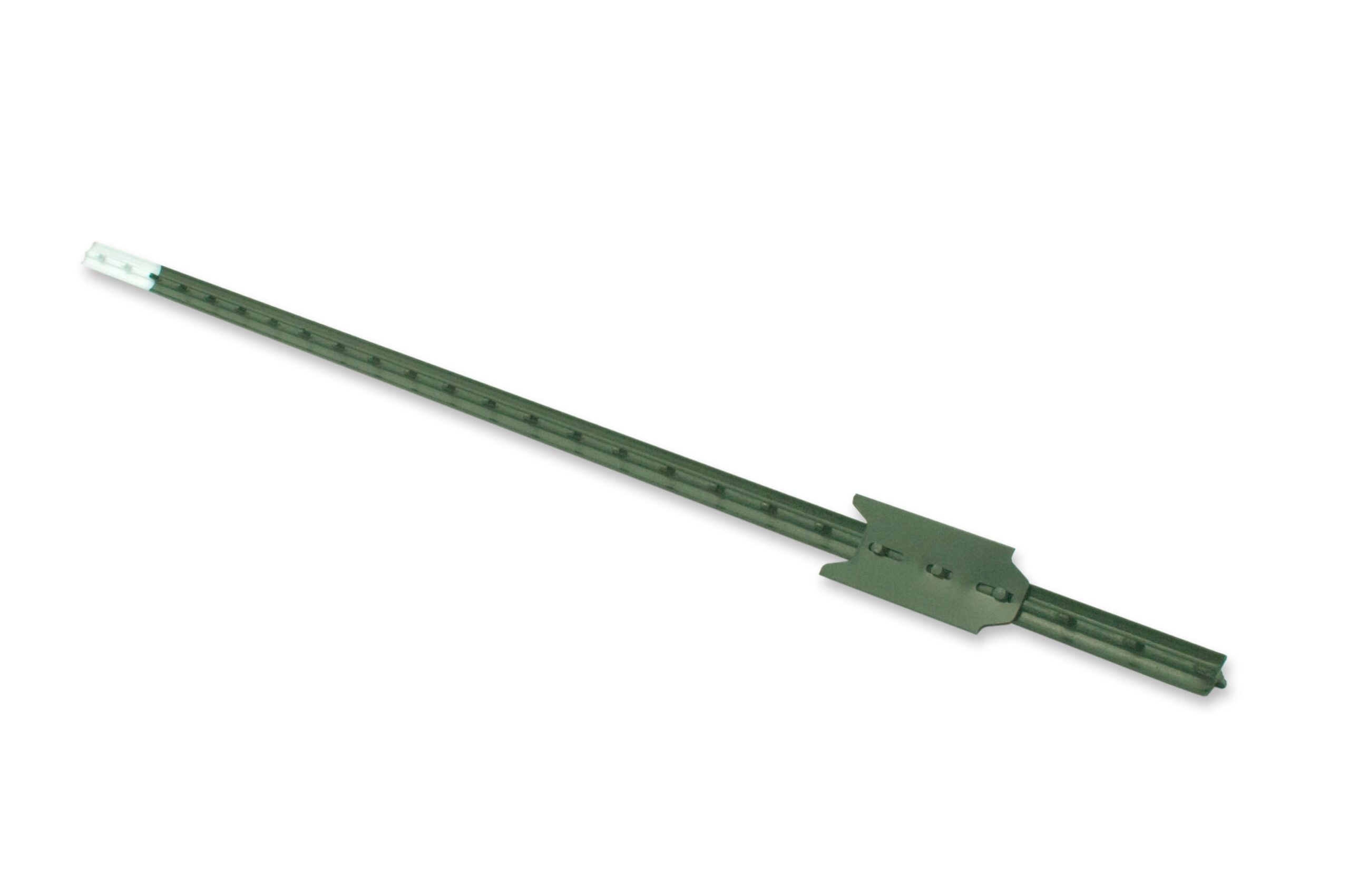 T Post W P 1 25 6 Ft 6 In GRN UPC 78 in Green Steel T post For Multiple Fence Types In The Fence Hardware Parts Tools Department At Lowes