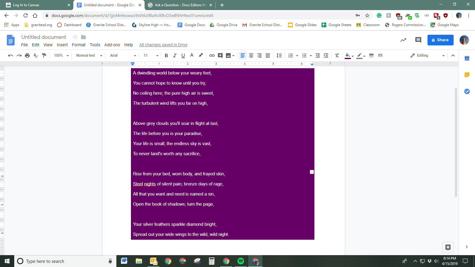 Text With Purple Background Not Removable Google Docs Editors Community