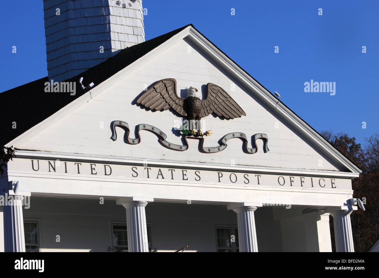 The Eagle That Flaps Its Wings On The Hour Stony Brook Post Office Long Island NY Stock Photo Alamy