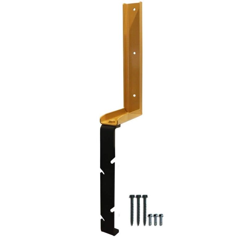 The Fix A Fence 8 1 2 In X 3 In X 36 In 11 Lb Heavy Duty Powder Coated Metal Fence Post Repair Bracket TFAF1 The Home Depot