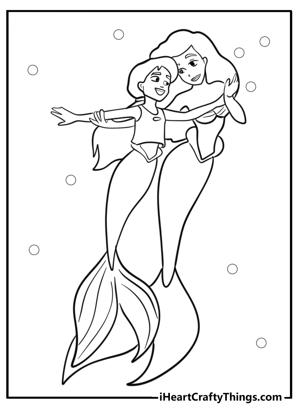 coariel the little mermaid coloring pages