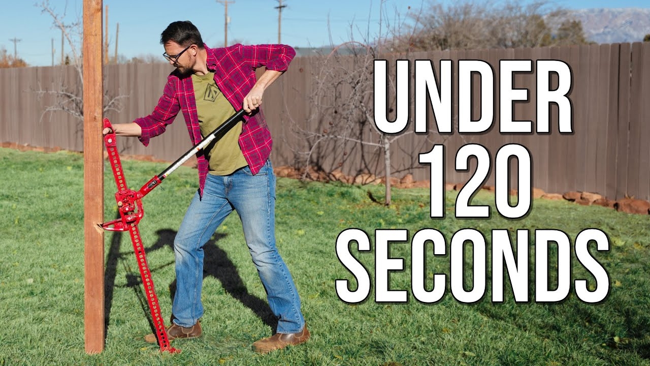 The Quickest Way To Remove A Fence Post In Concrete YouTube