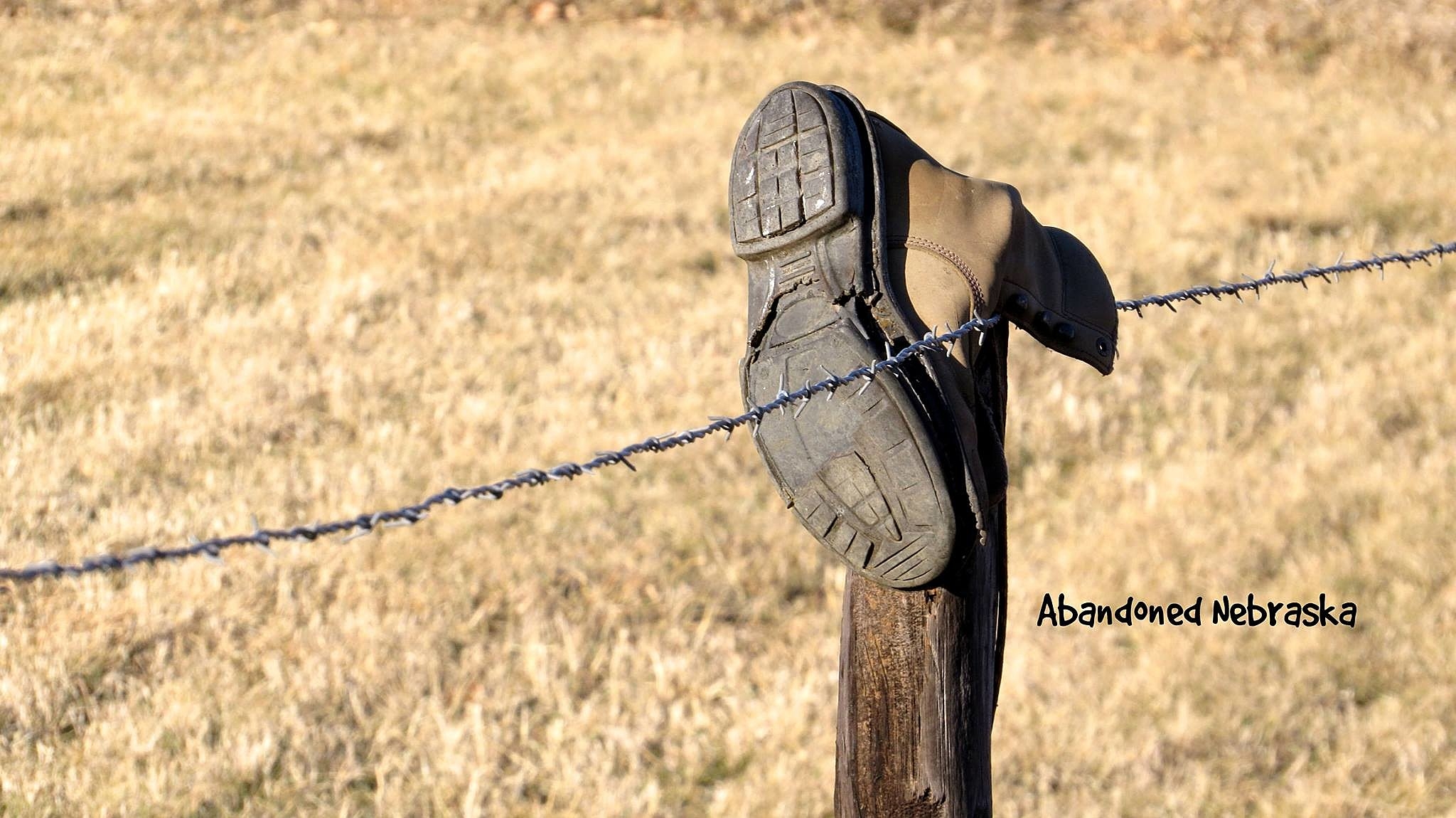 The Symbolism Behind Old Boots On Fence Posts In North Dakota