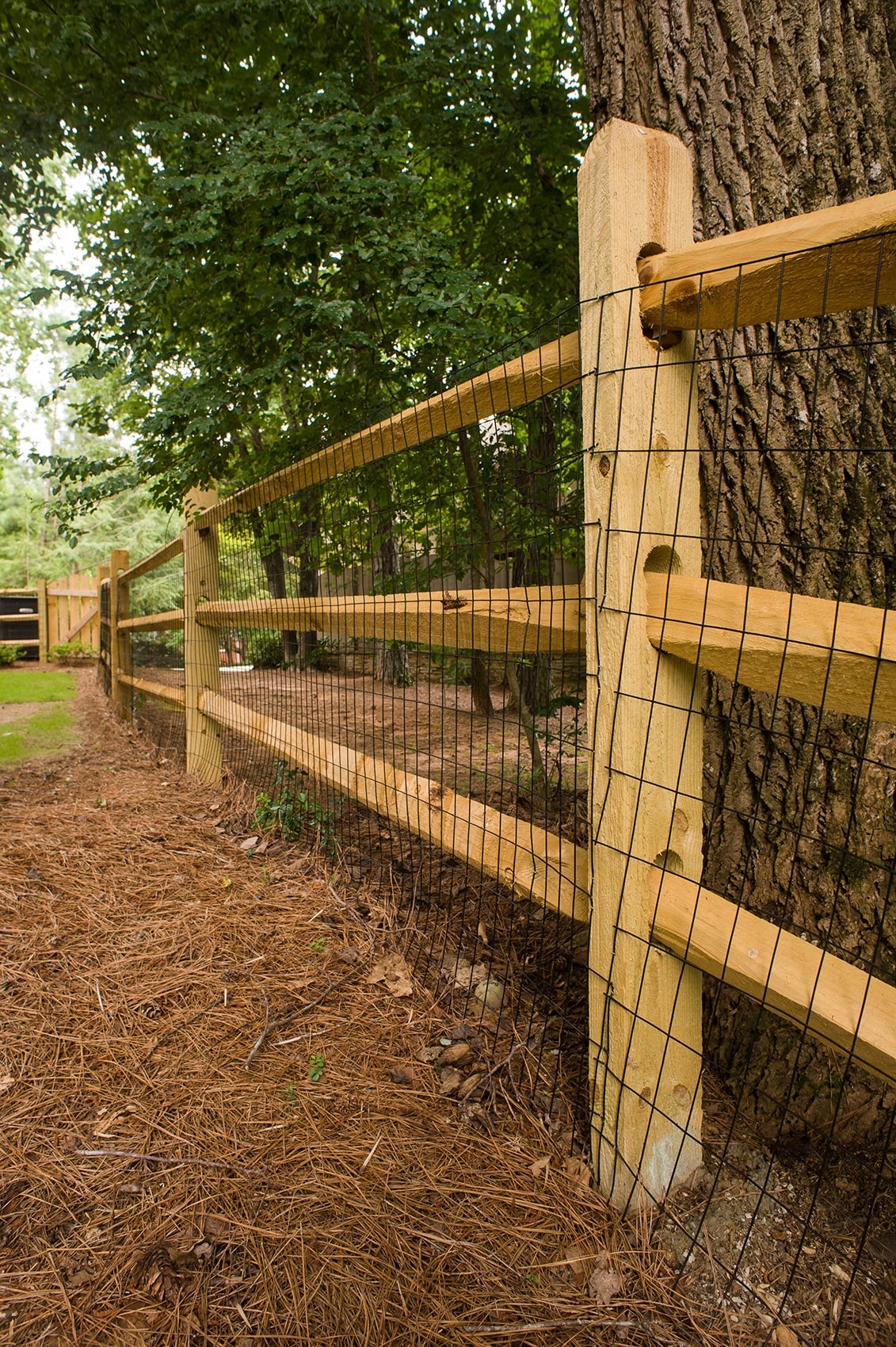 The Wood Rail Fence Atlanta Decking Fence Company