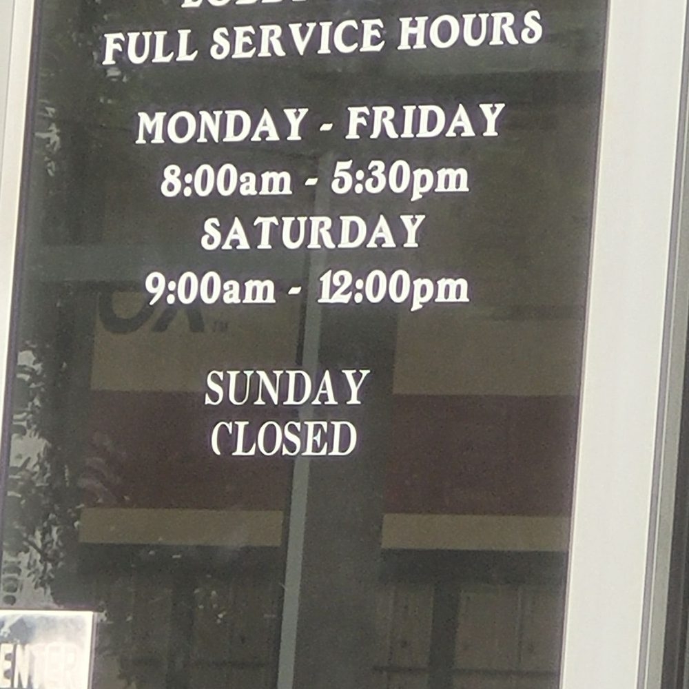 hudson post office hours