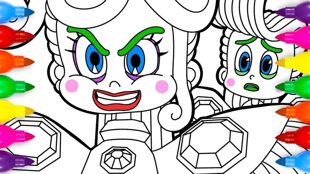 Trolls Band Together Coloring Pages Draw And Color Velvet And Veneer Coloring Book YouTube