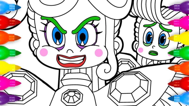 Trolls Band Together Coloring Pages Draw And Color Velvet And Veneer Coloring Book YouTube