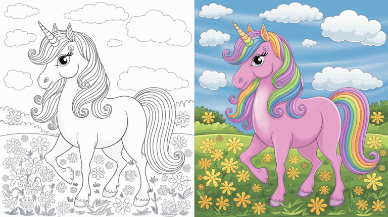 Unicorn Coloring Pages 55 Easy And Free Printable PDF
