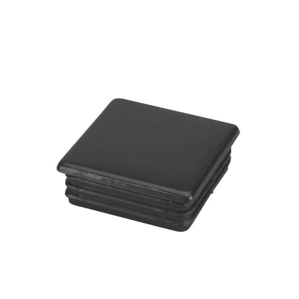 US Door And Fence 2 In X 2 In Black Plastic Square Post Cap PPC2 0CUS The Home Depot