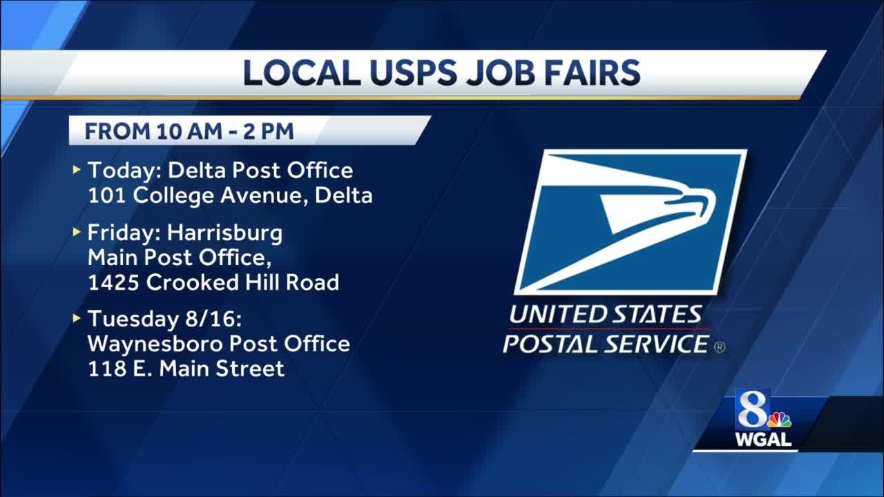 USPS Hosts Job Fairs In South central Pennsylvania