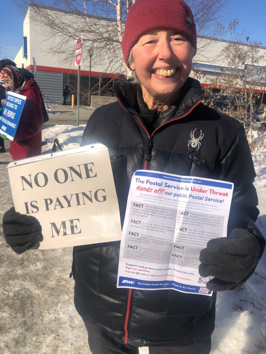 USPS Supporters Protest Potential Privatization KUAC