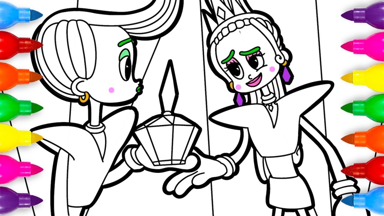 covelvet and veneer coloring pages