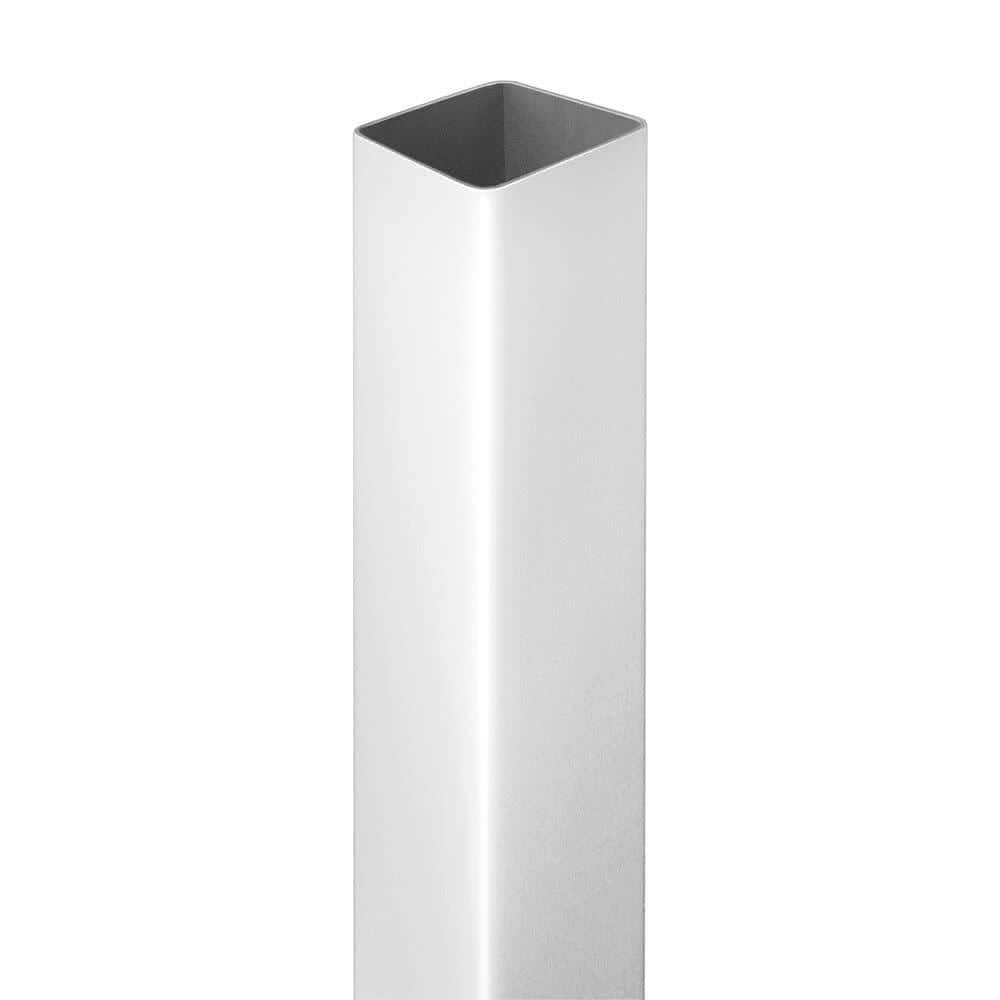 Veranda 4 In X 4 In X 6 Ft White Vinyl Square Fence Post 73010699 The Home Depot