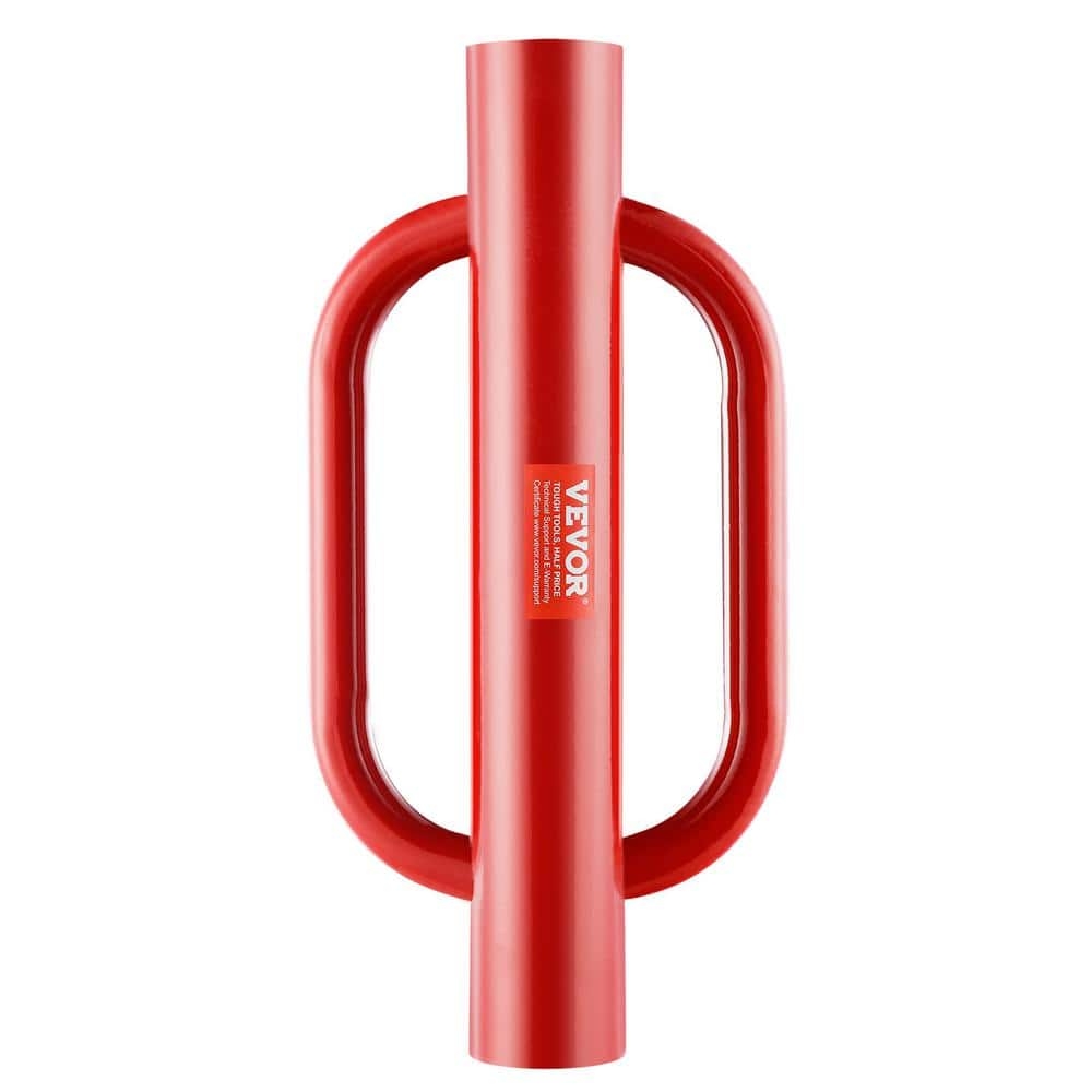 VEVOR Fence Post Driver With Handles 4 11 quot Inner Diameter T Post Pole Pounder 22lbs Carbon Steel Farm Fencing Hole Digger Red WLDZQ4INCH22S38CQV0 The Home Depot
