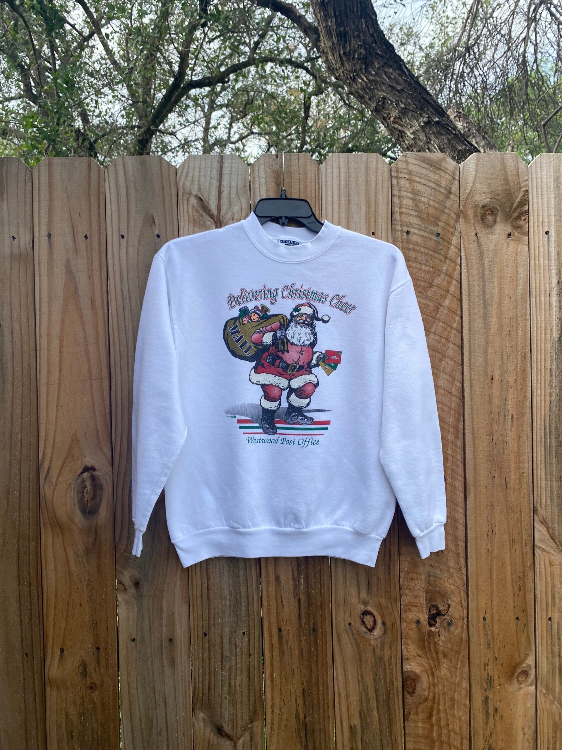 Vintage 1996 Delivering Christmas Cheer Westwood Post Office Sweater Size M Etsy