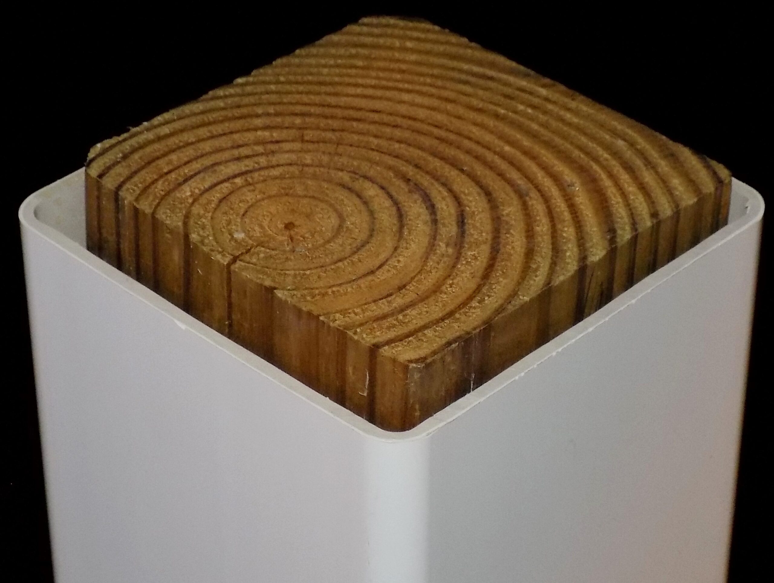 Vinyl Post Sleeve 6 X 6 X 9 White 