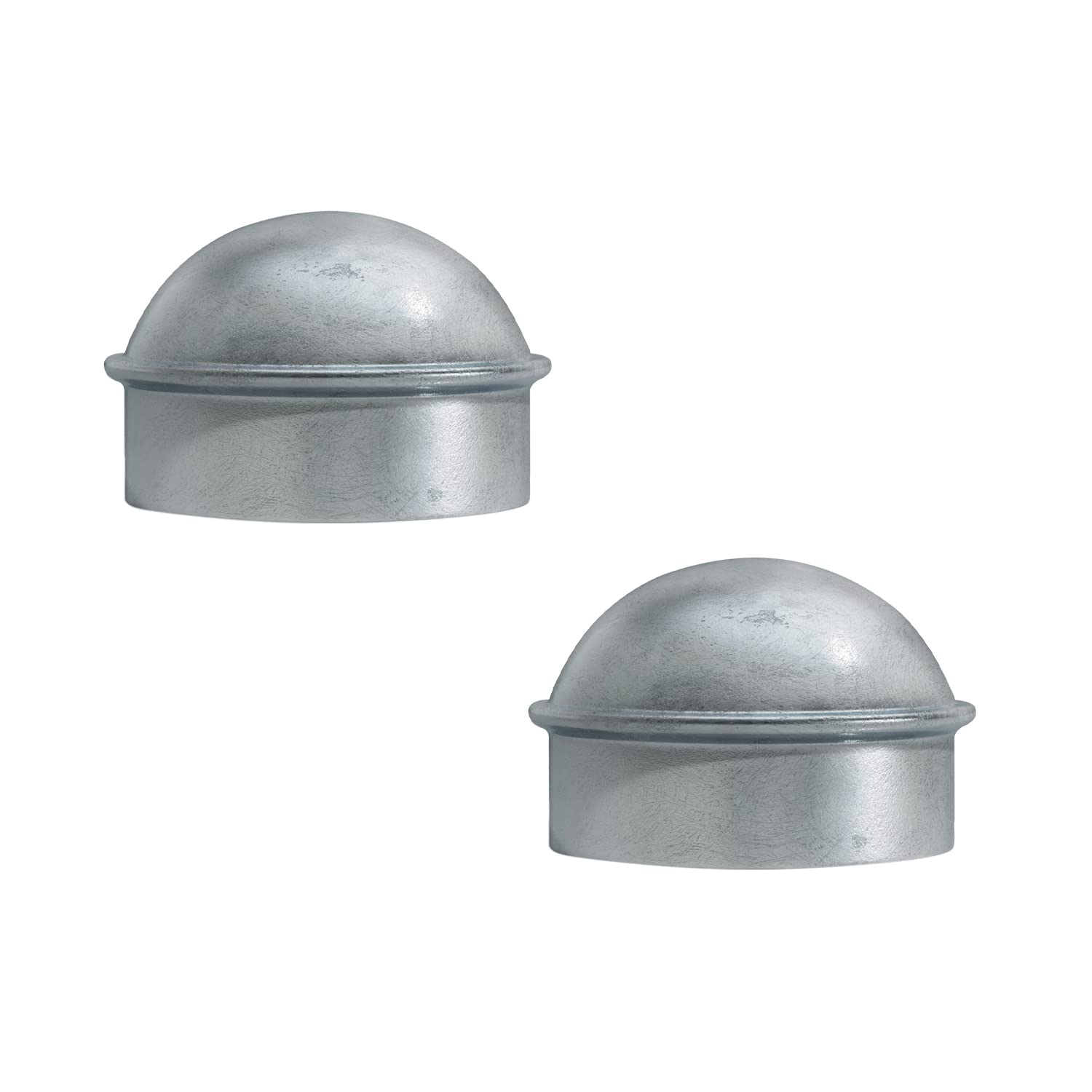 VIVIDA 2 3 8 Chain Link Post Caps 2 PCS Galvanized Fence Post Caps For 2 3 8 OD Pipe Chain Link Fence Parts Amazon