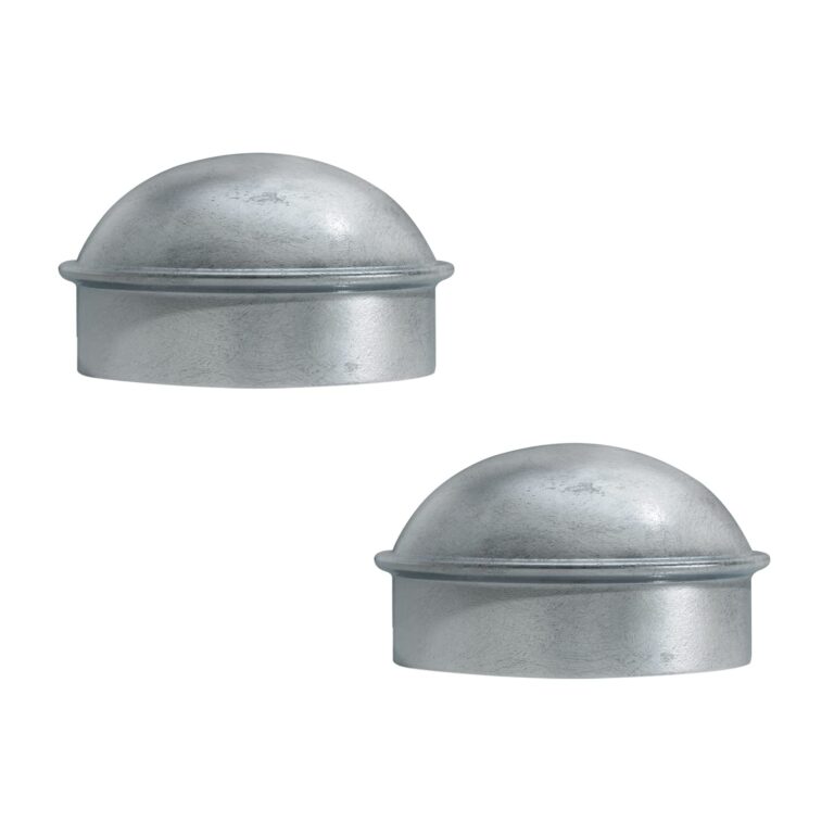 VIVIDA 2 7 8 Fence Post Caps Chain Link Post Caps Galvanized Steel For 2 7 8 OD Pipe Chain Link Fence Parts 2 PCS Amazon