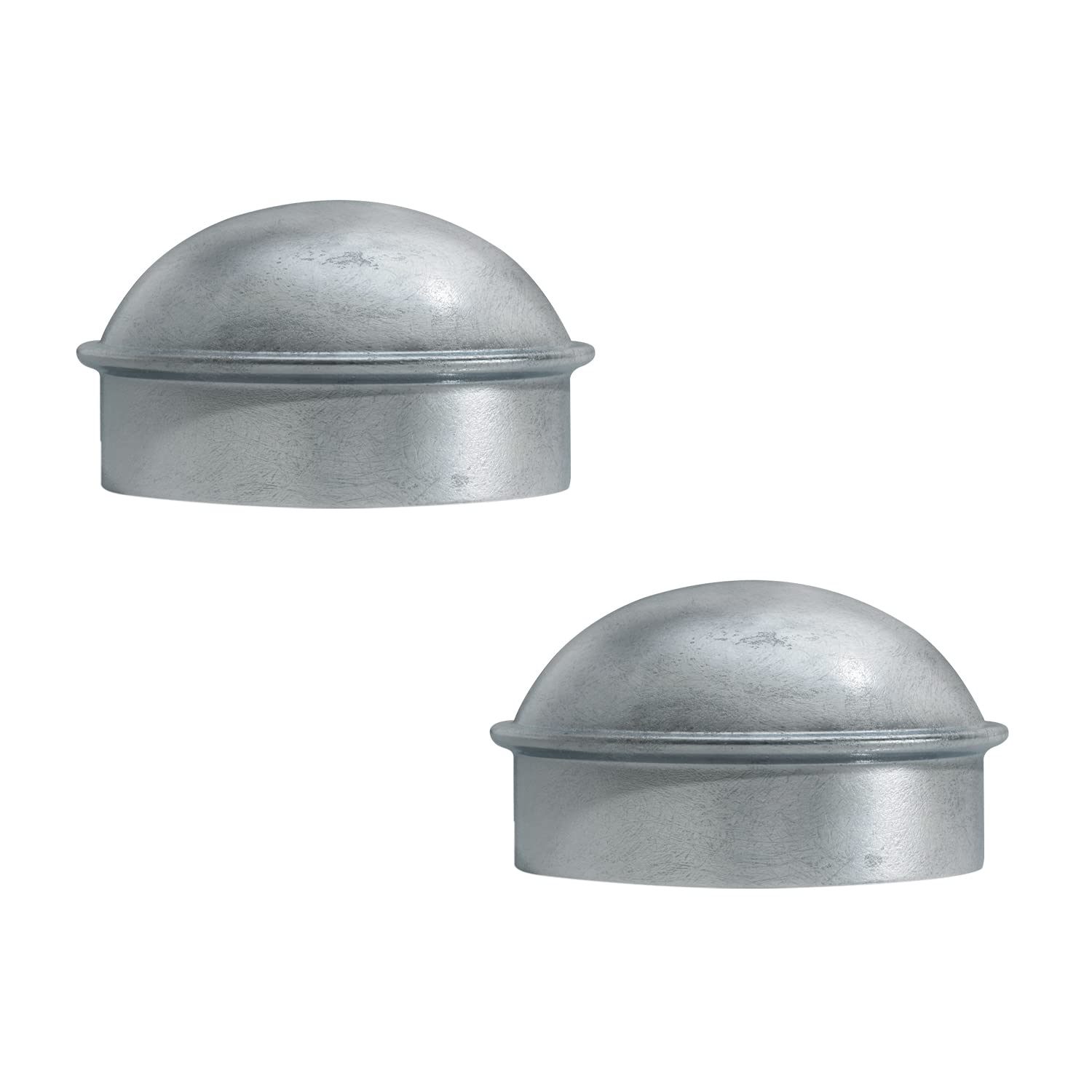 VIVIDA 2 7 8 Fence Post Caps Chain Link Post Caps Galvanized Steel For 2 7 8 OD Pipe Chain Link Fence Parts 2 PCS Amazon