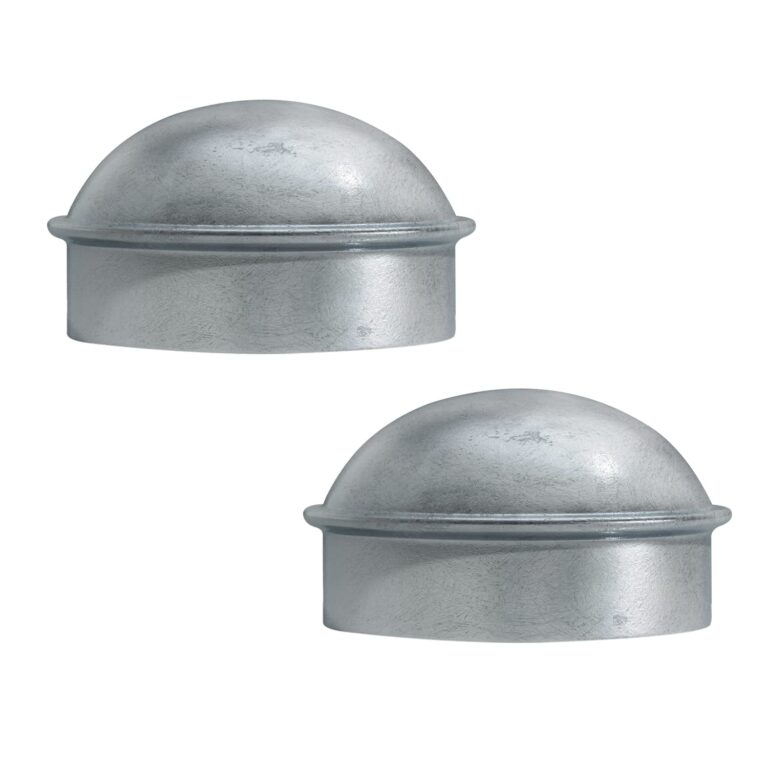 VIVIDA 4 Fence Post Caps Chain Link Post Caps Galvanized Steel For 4 OD Pipe Chain Link Fence Parts 2 PCS Amazon