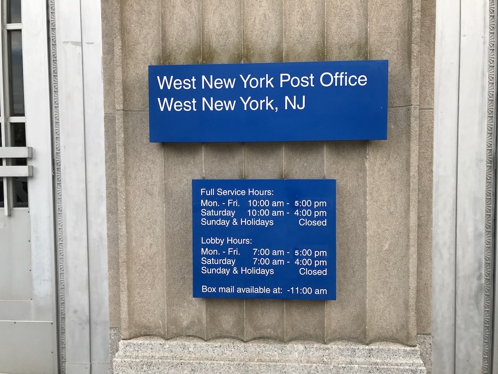 West New York New Jersey Post Office Post Office Fans
