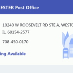 WESTCHESTER Post Office Illinois United States ZIP Code 5 Plus 4 