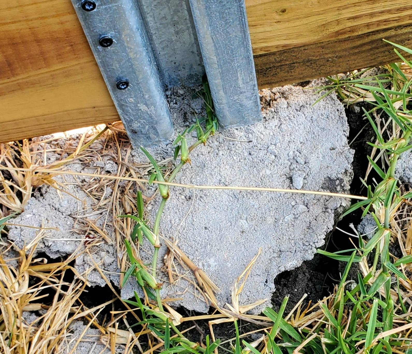 What To Do About These Fence Post Bases Home Improvement Stack Exchange