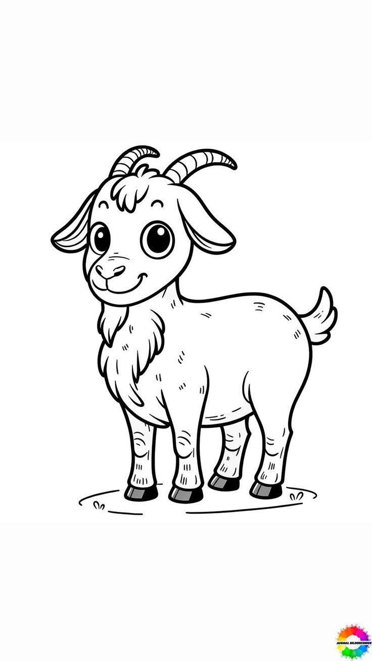 Ziege 4 Coloring Pages For Kids