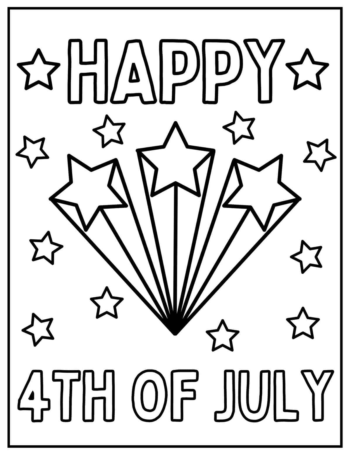 free 4th of july coloring pages