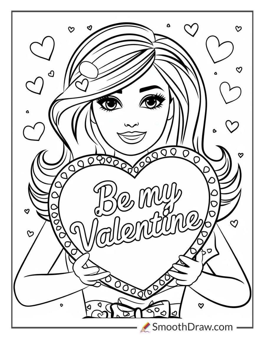 printable barbie coloring pages