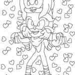Amy And Sonic The Hedgehog The Official Coloring Book