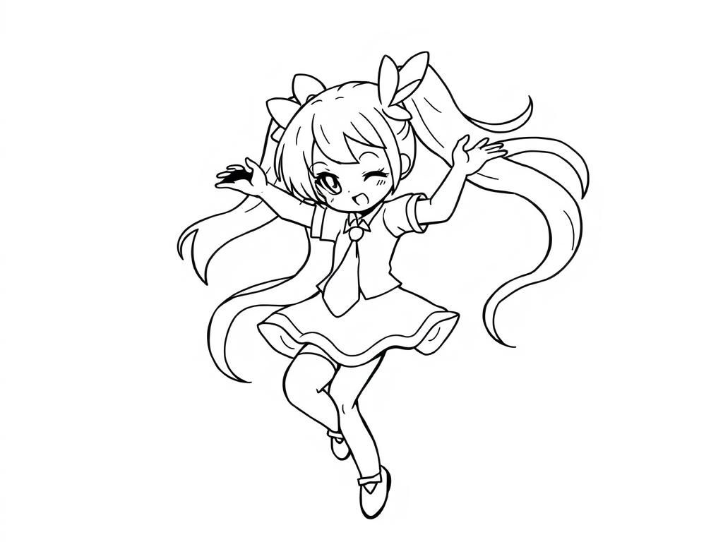 miku coloring pages