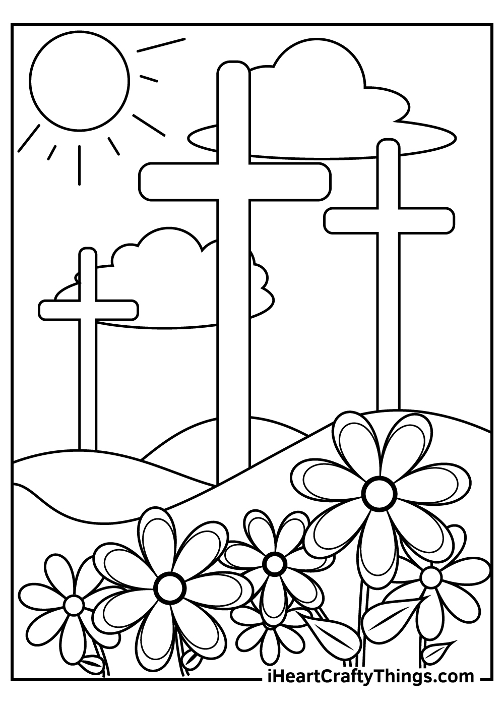 free easter color pages